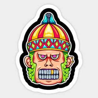 GREEN APE EXPRESSION Sticker